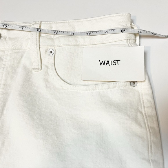 Madewell NWT Curvy Perfect Vintage Jeans 32 14 Tile White high rise waist retro - Picture 8 of 13